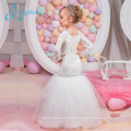 Lace Sequined Beading Flower Girl Vestidos para o casamento